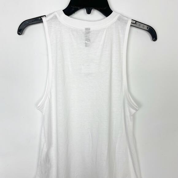 Cotton On Body Womens Muscle Tank Top Small White Active Curve Hem Athletic NWT - Picture 7 of 11